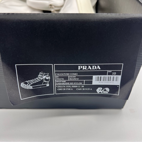 Prada High Top Sneakers With Pouch - Picture 9 of 9